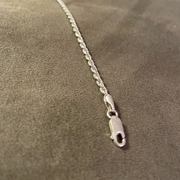 Sterling silver Rope chain bracelet - Picture 1 of 5